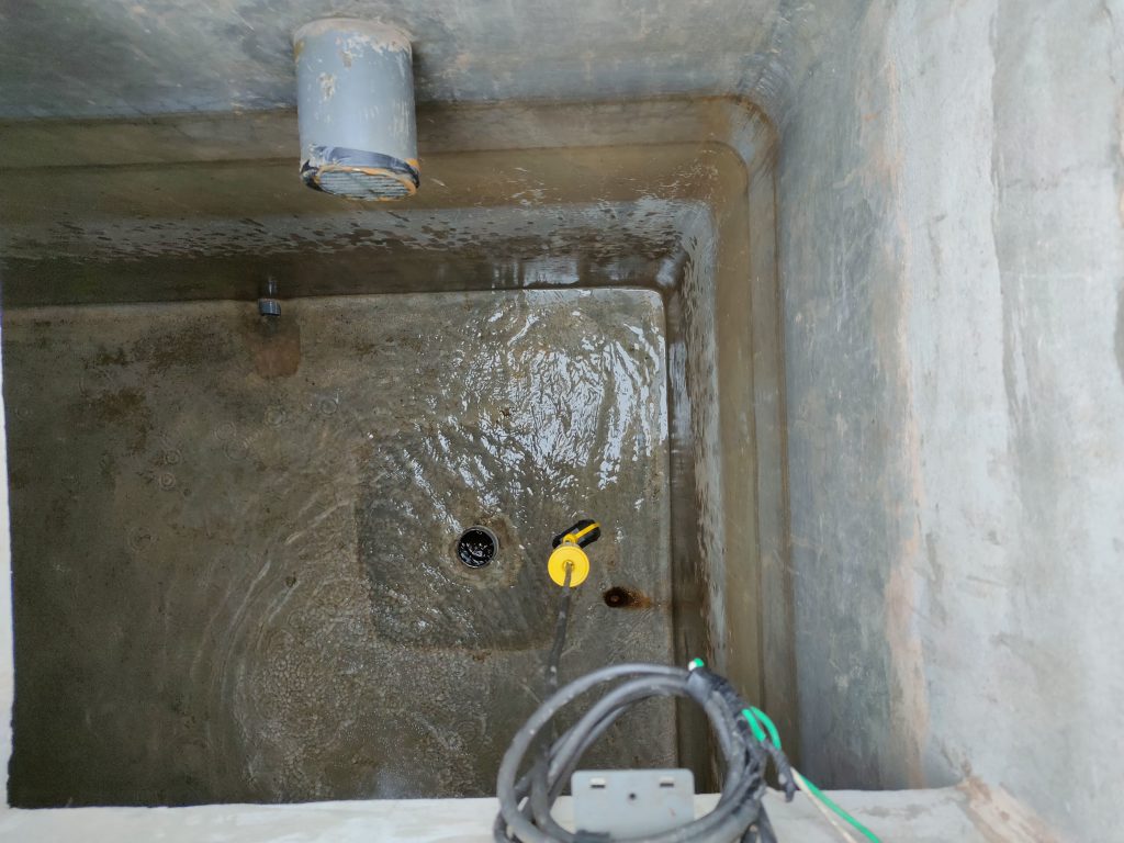 Cisterna limpia después del servicio de desinfección